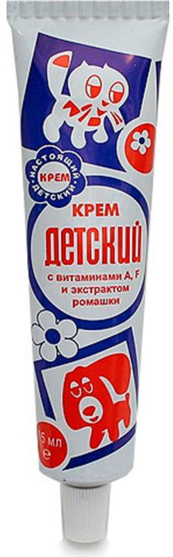 Детский крем фото с собачкой и кошечкой